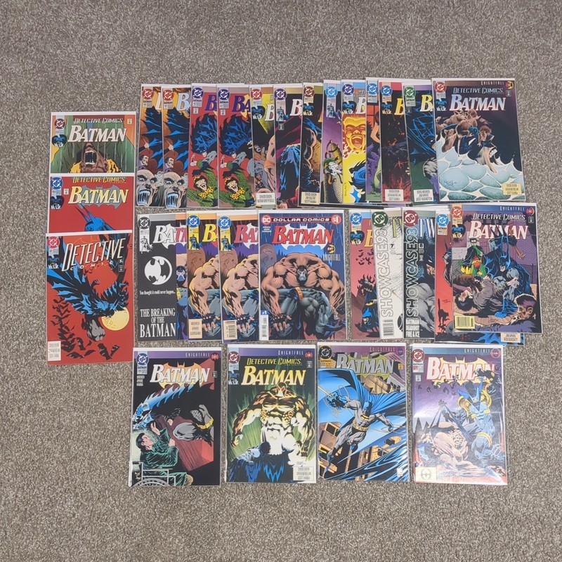Knightfall 1-19 Set lot Bane Batman Detective COMPLETE 497 3rd print newsstand
