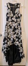 Calvin Klein Embroidered Floral Dress Size 6