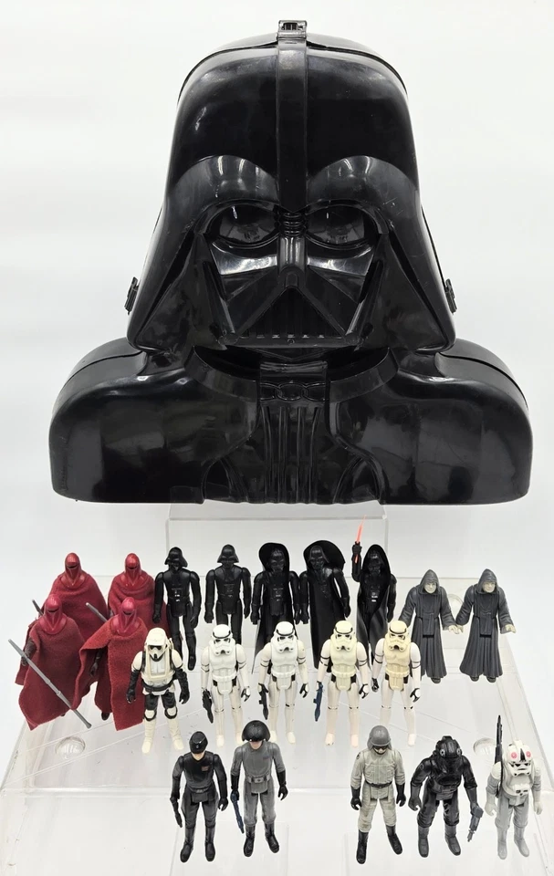 Star Wars Vintage Empire Action Figure (21) & Carry Case Lot - Image 4 of 4