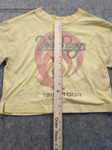 GAP Teen Crop Grafik T-Shirt Mädchen Gr. M (8) The Beach Boys 1983 Tour - Bild 2 von 11