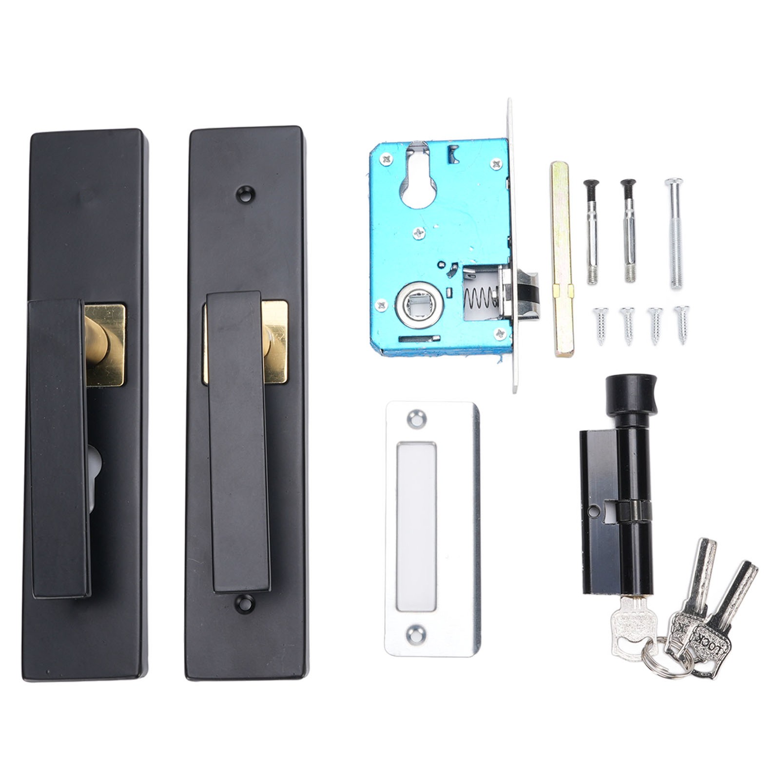 Keyed Entry Door Lever Heavy Duty Quiet Lock For Bathroom Bedroom Premium