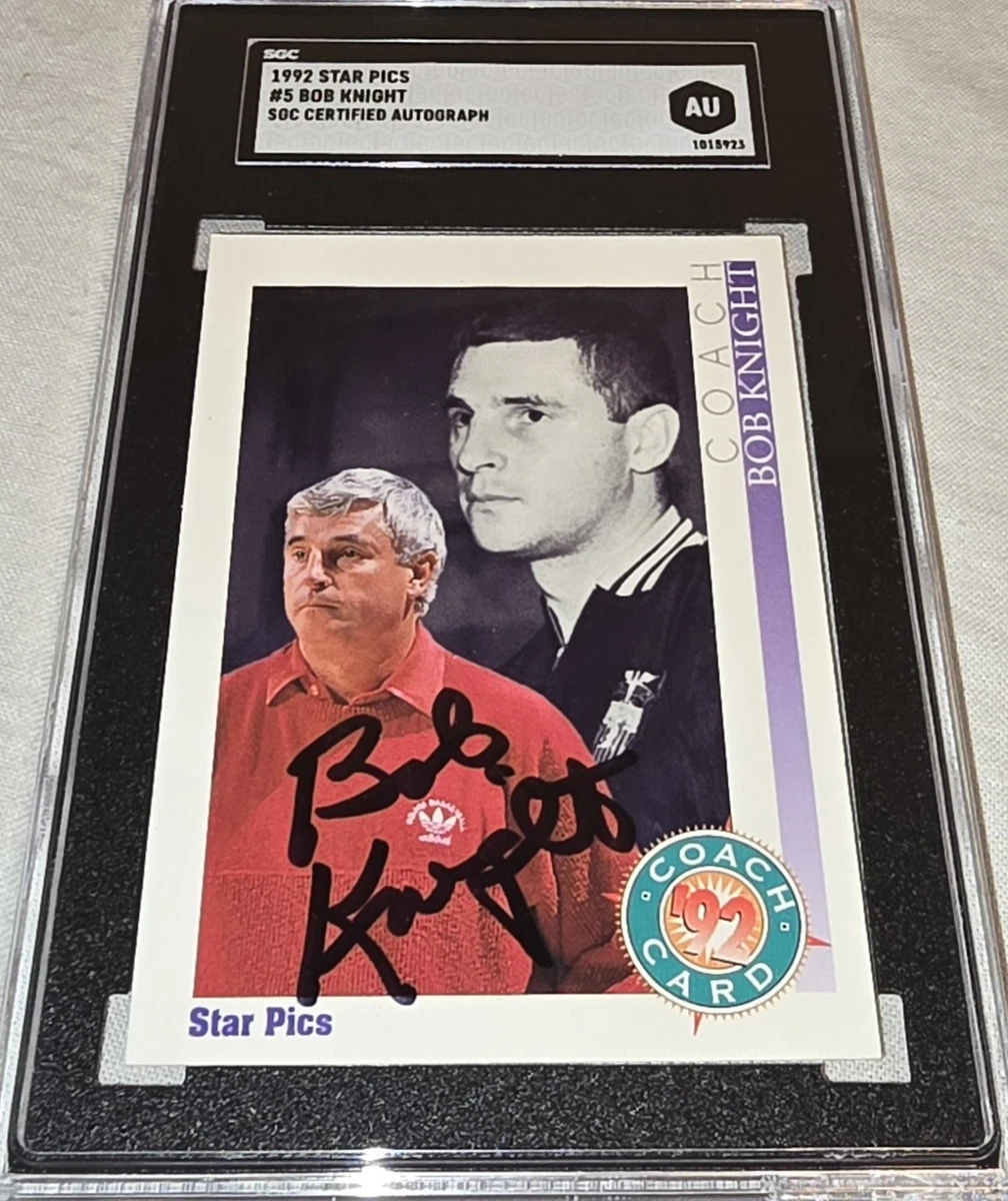 Bob Knight NCAA Autographed Items products for sale | eBay