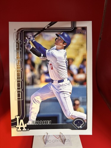 2025 Topps Series 1 Shohei Ohtani Oversized Base Card No. 1 LA Dodgers