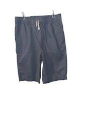 The Children s Place Boys Size 16 Gray Pull On Chino Shorts Elastic Waist