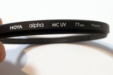 Hoya Alpha 77mm MC UV Filter Multi-Coated made in Philippines