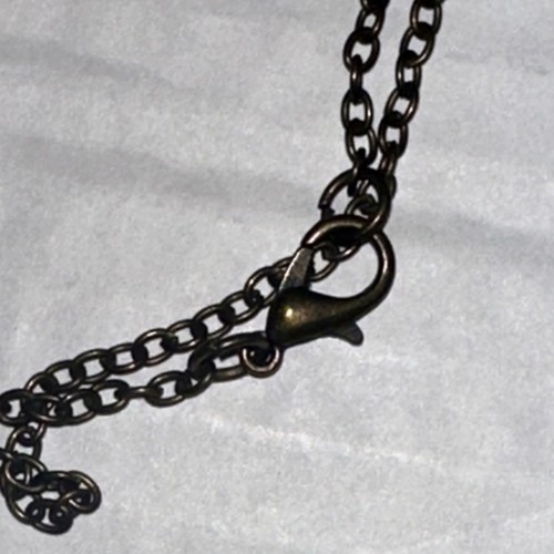 Collier pendentif hippocampe - Marron - Photo 9/9