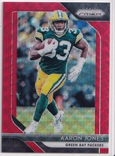 2018 Panini Prizm Red Wave Prizm /149 Aaron Jones #131  
