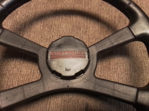 Chevy Pickup 454SS Truck Leather Steering Wheel GMC Blazer K10 K20 73-87 88-94 - Picture 2 of 16
