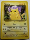 POKEMON PIKACHU 58/102 Base Set SHADOWLESS Yellow Cheeks WOTC Vintage Card