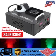 1500W Smoke Fog LED RGB DMX Vertical Spray Stage Light Fogger Effects Machine