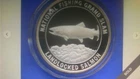North American Fishing Club Grand Slam Landlocked Salmon .999 1oz. Silver Proof