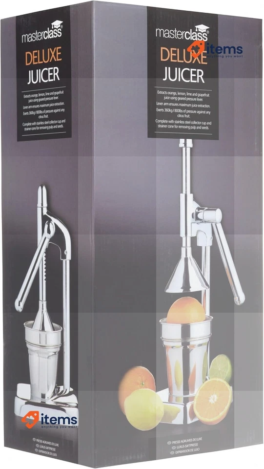 Master Class KitchenCraft Pressa Agrumi Manuale Per Succo Di Frutta 19 X 39Cm - Immagine 4 di 4