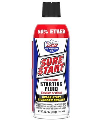 #ad Lucas Oil LUC11238 Starting Fluid Sure Start 10.7 oz Aerosol Diesel Gas $13.99