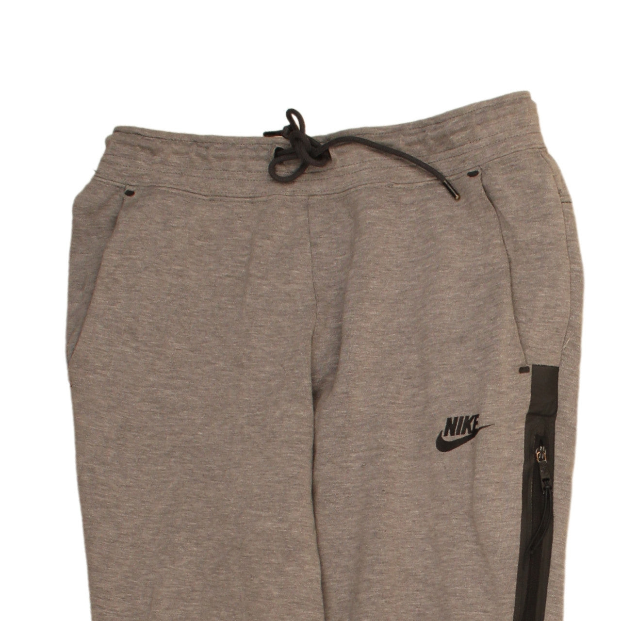 NIKE Men's Joggers Swoosh Casual Grey Small image 3