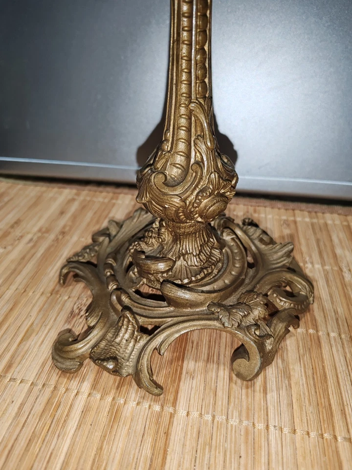 Très Jolis Ancien BOUGEOIR  en Bronze 19 Ème A Saisir  - Photo 4/4