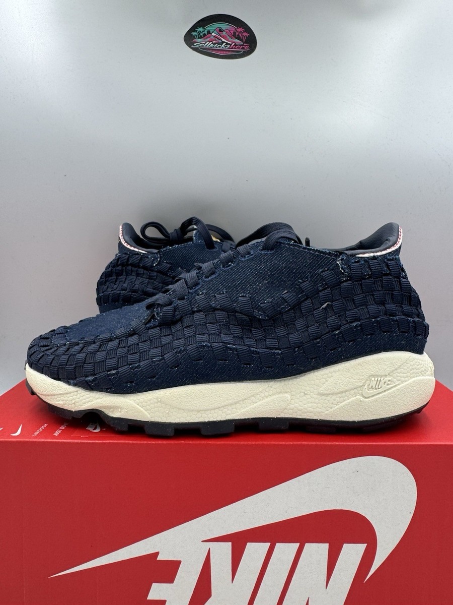 Nike Air Footscape Woven Obsidian Denim HF1759-400 Size 6 Women | eBay