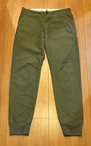 Engineered Garments Work Ribbed Hem Pants Khaki Size 32 Mens Used From Japan