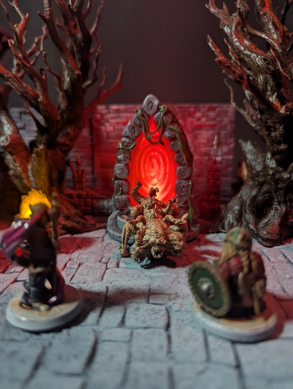 Glowing Summoning Portal Terrain Compatible with 28mm 32mm Tabletop RPG - photo 5