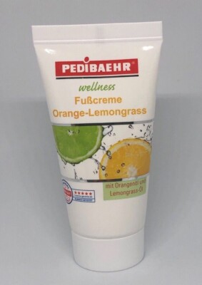 Pedibaehr Wellness Fußcreme Orange-Lemongrass, 30ml