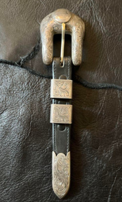 Ahmad Khan製 4pcs Buckle Sets +Funny Belt Ahmad Khan 925 Sterling Silver Ranger Belt Buckle 4 piece Custom