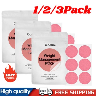 1-3X 30Pcs Slim Patches ForWeight Loss Slimming Detox Burn Fat RegulateHunger