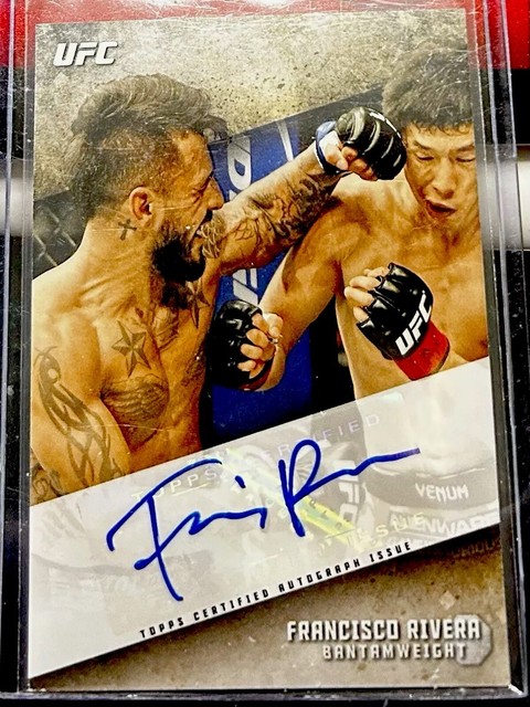 FRANCISCO “Cisco” RIVERA 2015 Topps UFC Knockout Auto
