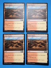 4x Stone Quarry Core Set 2019 Mtg Magic Gathering Card Dual Land Mana 256