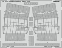 MW22 Eduard 481105 A6M2B Landing Flaps 1/48 Pe Set For Academy