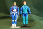 Vintage GI Joe Ace & Countdown Figures both In Great Shape