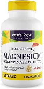 Healthy Origins - Magnesio Bisglicinato Chelato X 120 Compresse