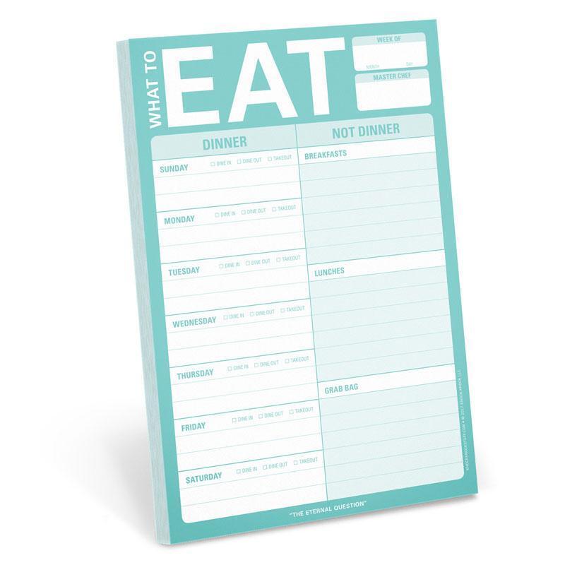 Thumbnail - Classic Pad 'what To Eat' | Knock Knock | Stück | 60 S. | Englisch |
