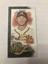 2022 Allen and Ginter Base Mini Black Border #57 Matt Olson - Atlanta Braves