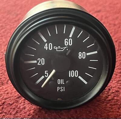 Peterbilt 379 oil psi pressure gauge 349 359 362 377 378 330 357 Kenworth