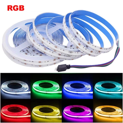 RGB RGBW RGBWW RGBCCT COB LED Strip DC 24V Flexible High Bright Dotless 5M - Picture 26 of 35