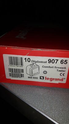 Legrand Diplomat Taster Aufputz Feuchtraumserie 90765  8 Stück