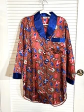 Kathryn Silky Outside Warm Cotton Inside Night Shirt Size Medium Women