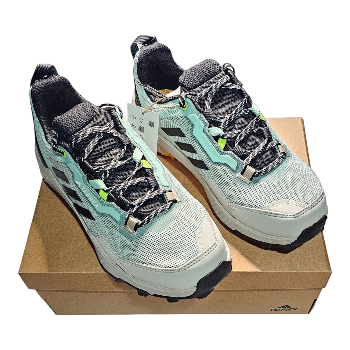 Adidas Women's Terrex AX4 Hiking Shoes Aqua/Black/Yellow Size 7 - New | eBay