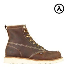 THOROGOOD 6" AMERICAN HERITAGE STEEL-MOC-TOE UNLINED WEDGE WORK BOOTS 804-4575