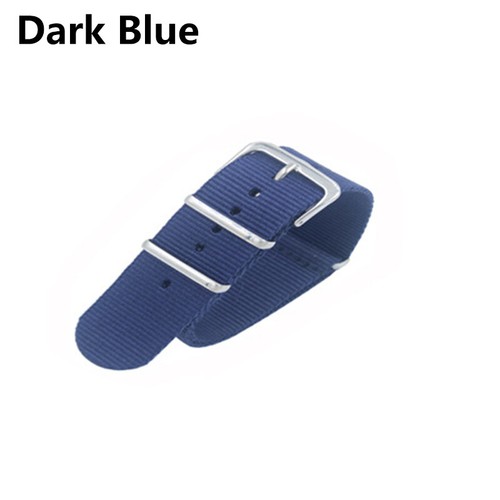 Unisex Canvas Bracelet Watch Band Strap Metal Buckle for Xiapmi Watch 18/20/22mm - Picture 25 of 50