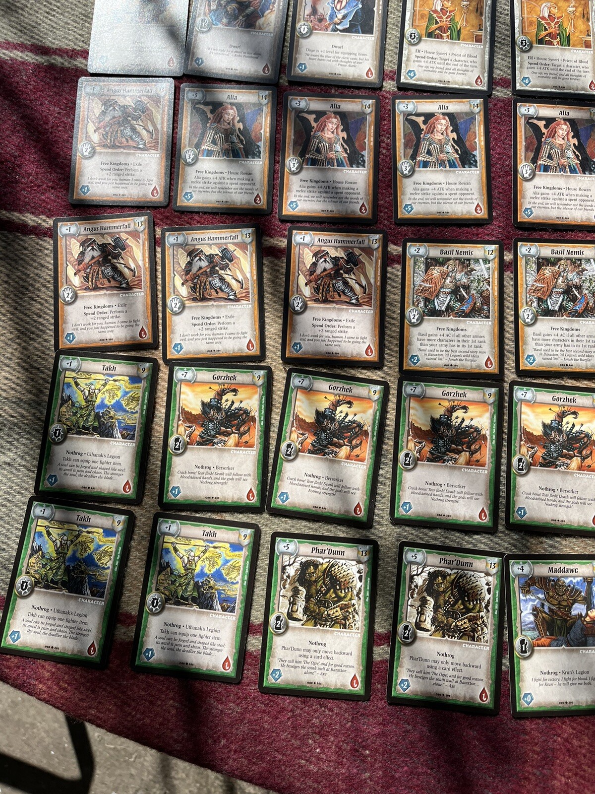 Warlord CCG Card Lot. Saga Of The Storm eBay