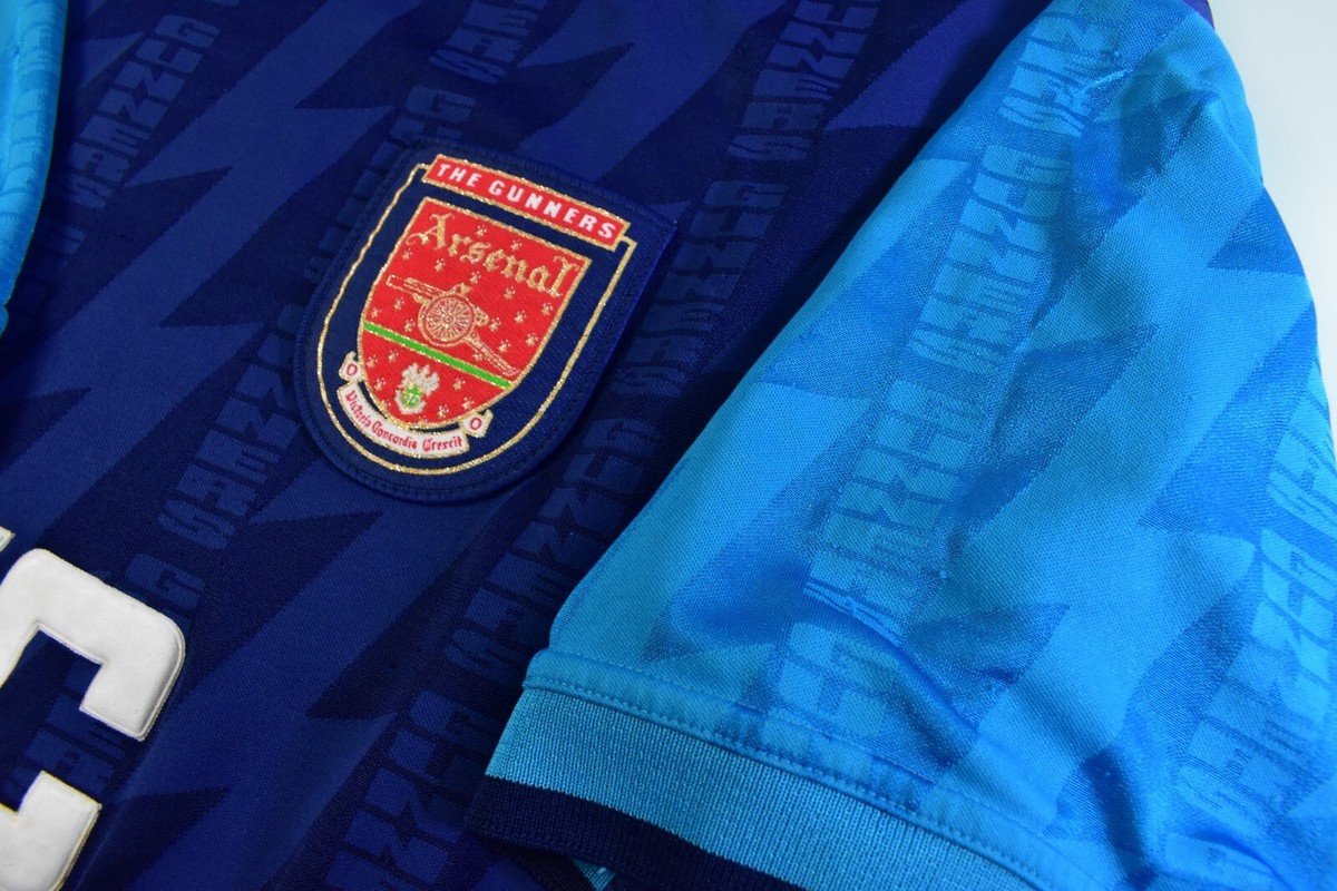 GUNNERS 1994-95 NIKE ARSENAL FC Away Football Shirt (SIZE XL) | eBay