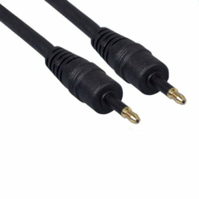 Kentek 12' Toslink Audio Cable SPDIF Digital Fiber Optical Mini Plug 3.5mm