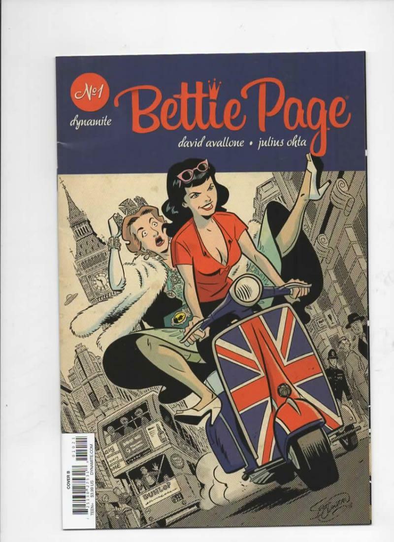 BETTIE PAGE #1 B, VF, Chantler, 2018 V2, Betty, more in store | eBay