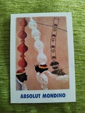 VODKA ABSOLUT MONDINO -N. 81 CARTOLINA PUBBLICITARIA PROMOCARD PC 1041 Nuova
