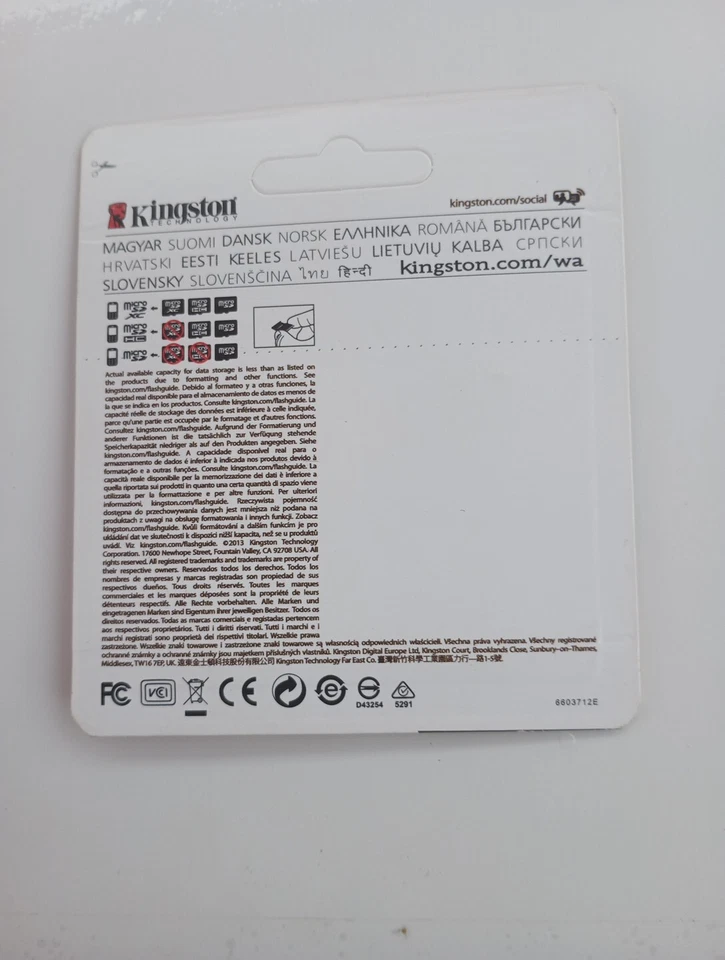 Kingston 64GB Micro SD Memory Card 64G SDHC Class 10 UHS-I TF w/ SD Adapter - Image 2 of 4