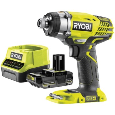 Ryobi ONE+ 3-Speed Impact Driver R18ID3-120 Kit R18ID3