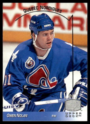 1993-94 Upper Deck #128 Owen Nolan Quebec Nordiques SP Hockey Card