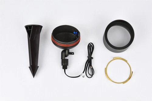 Elitco Outdoor 12V Cast Brass Wide Spot Light 4.75Inch X 8Inch In Dark Bronze - Picture 7 of 7