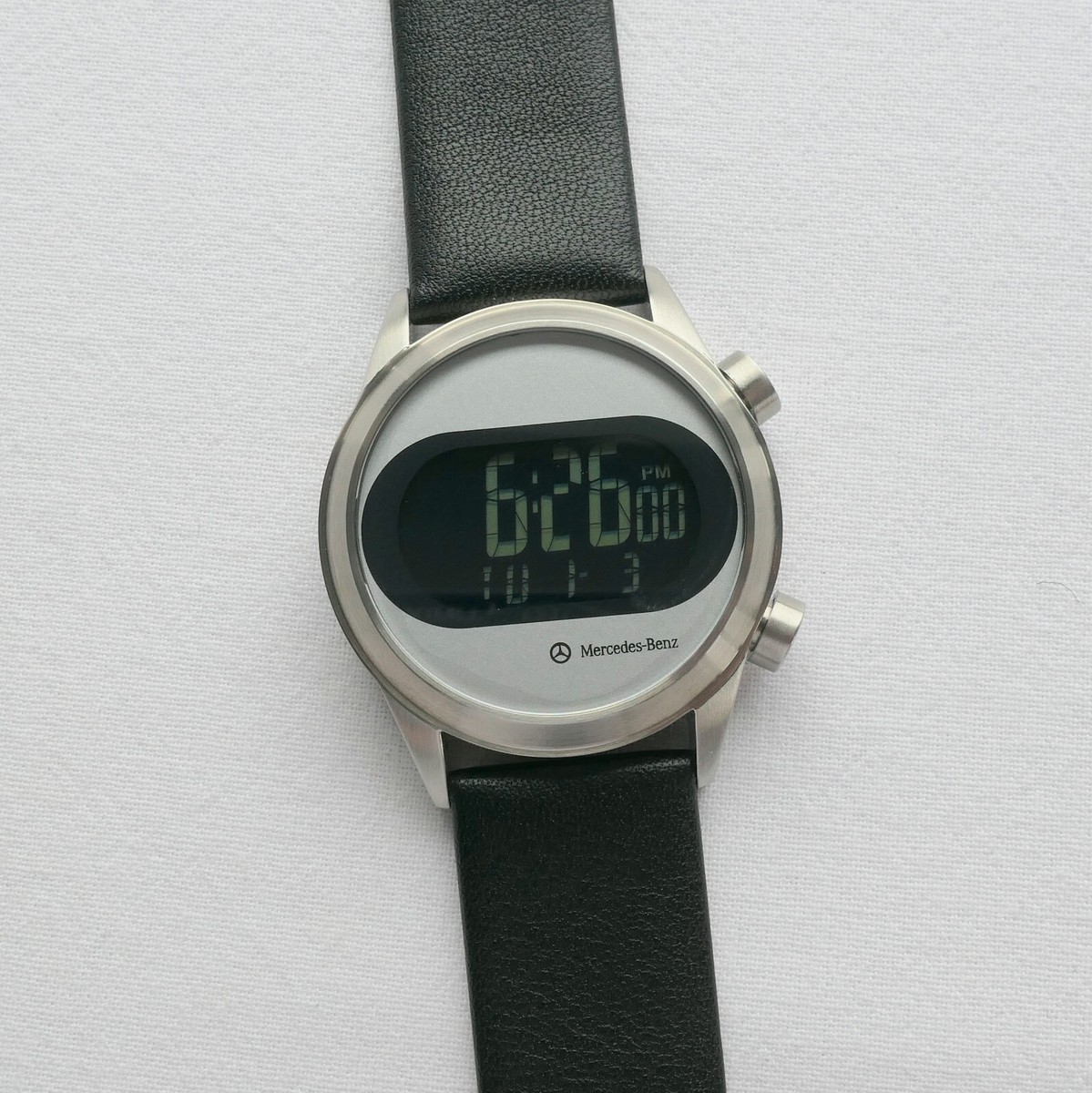 Mercedes Benz Retro LCD Stopwatch Racing Sport Car Accessory