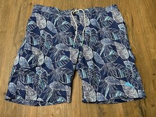 Tommy Bahama Mens Blue Floral Baja Bonita Cove Swim Trunks Shorts Size 2XLT NWT